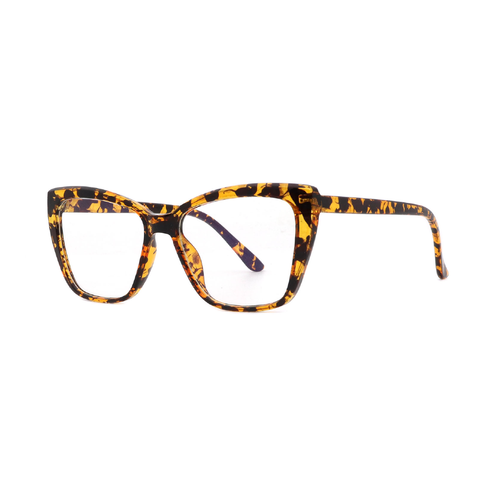 Bold Tortoise Cat Eye Frame with Blue Light Lens Glasses – Retro Style Anti-Glare for Daily Screen Use #49