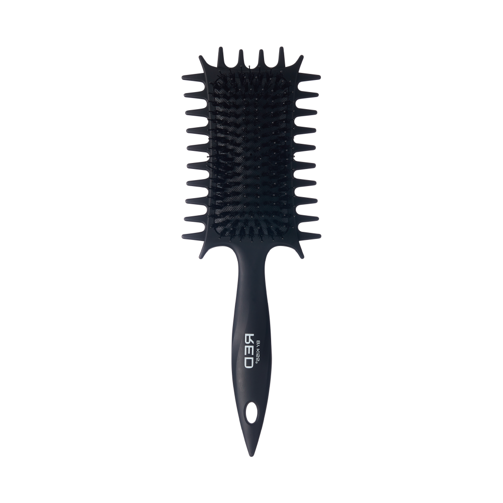 Curl-Art Styler – Detangling & Curl Defining Brush with Side Combs